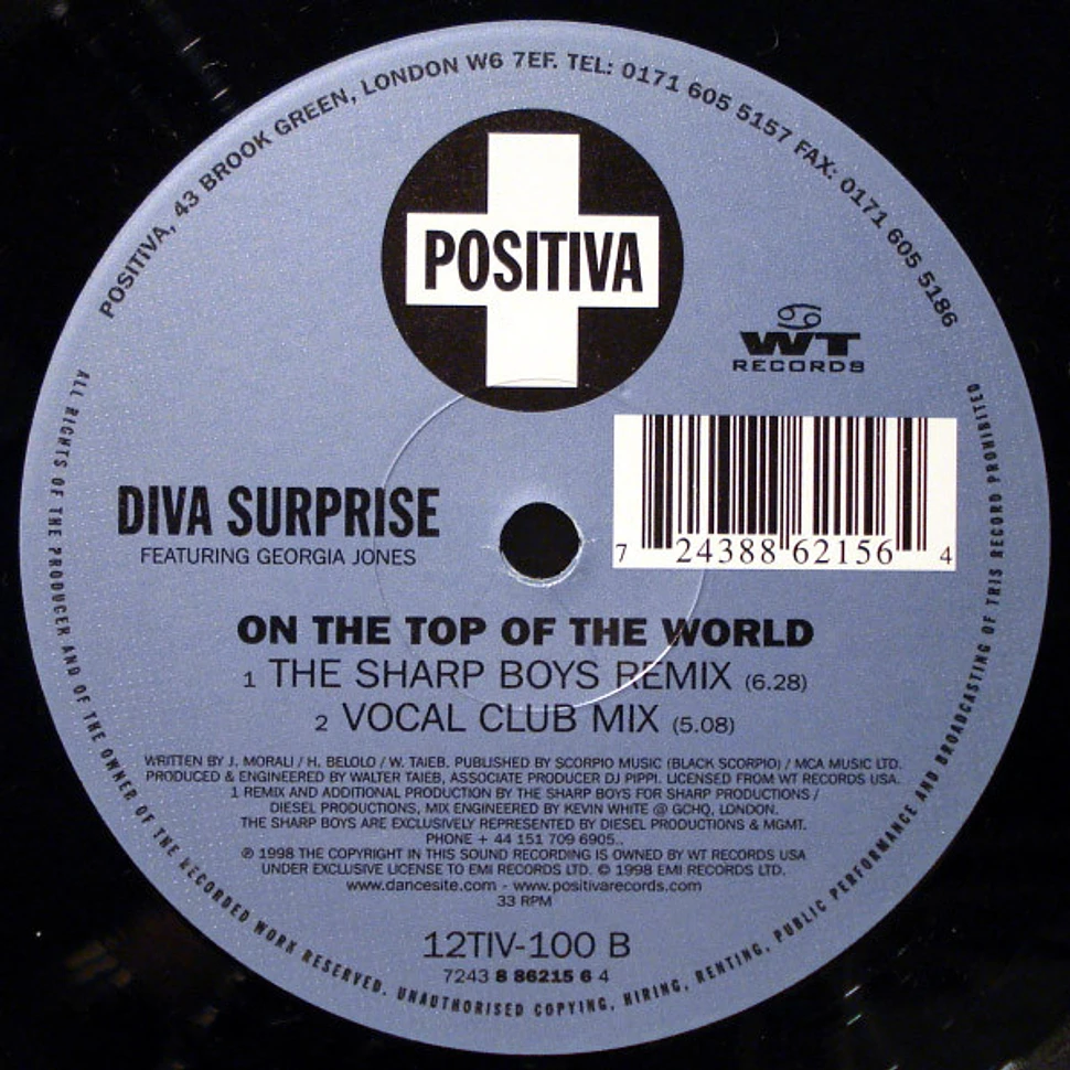 Diva Surprise Featuring Georgia Jones - On The Top Of The World