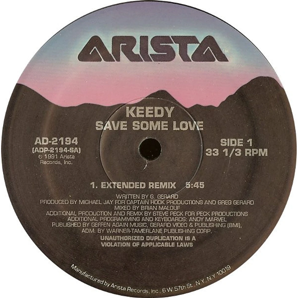 Keedy - Save Some Love