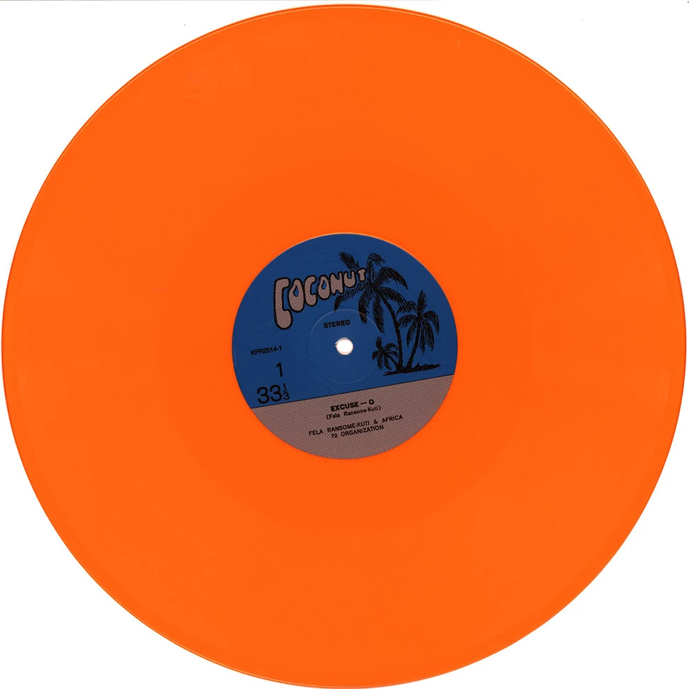 Fela Kuti - Excuse-O Orange Vinyl Edition