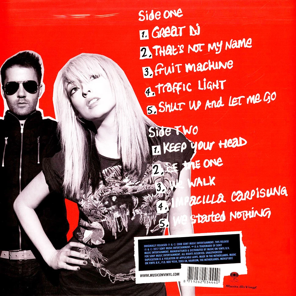 Ting Tings - We Started Nothing Black Vinyl Edition