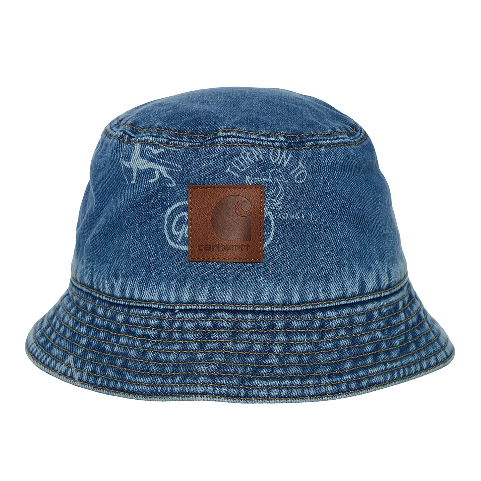 Carhartt WIP - Stamp Bucket Hat "Maitland" Stamp Denim, 13.5 o