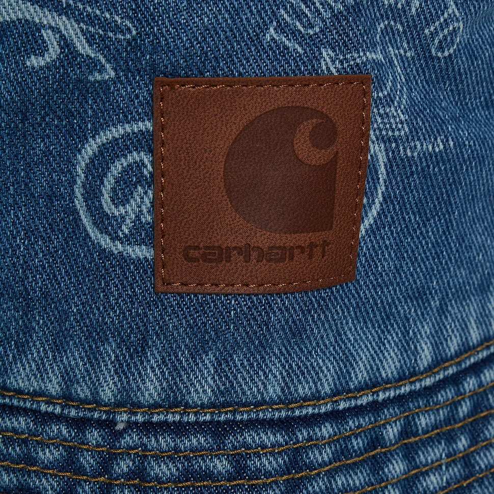 Carhartt WIP - Stamp Bucket Hat "Maitland" Stamp Denim, 13.5 o