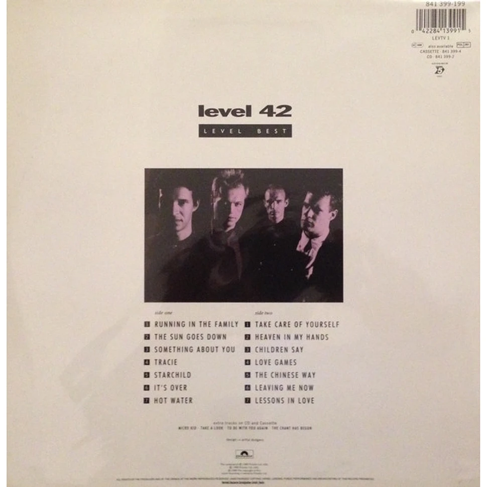 Level 42 - Level Best (A Collection Of Their Greatest Hits) - Vinyl LP ...