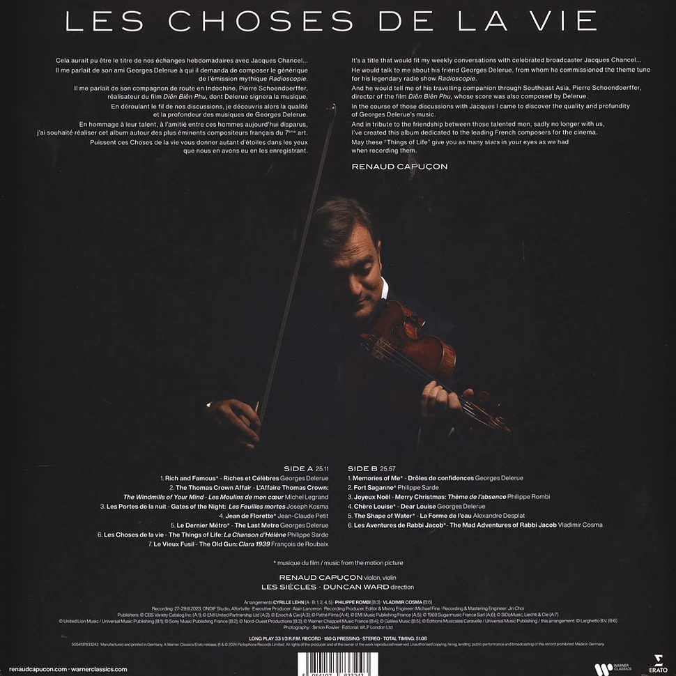 Renaud Les Siècles Ward Capucon - Cinema Ii