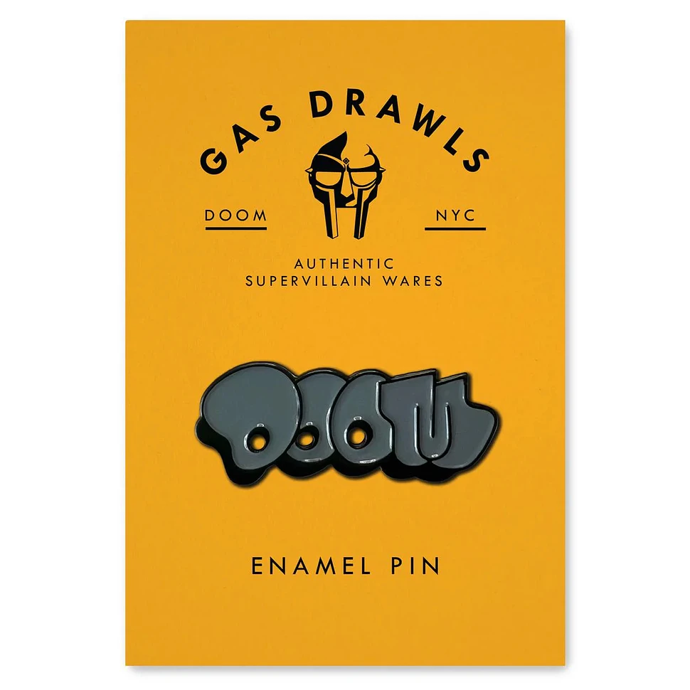 MF DOOM - Throw Enamel Pin