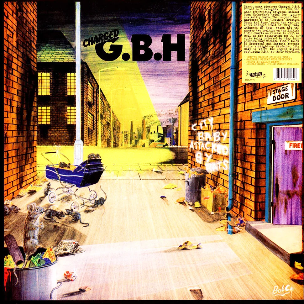 G.B.H. - City Baby Attacked By Rats Orange Vinyl Edtion