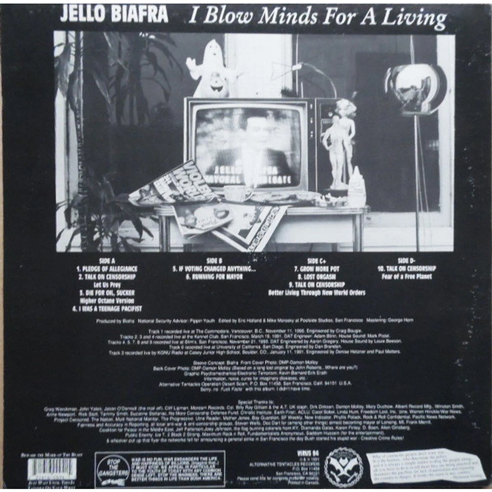 Jello Biafra - I Blow Minds For A Living