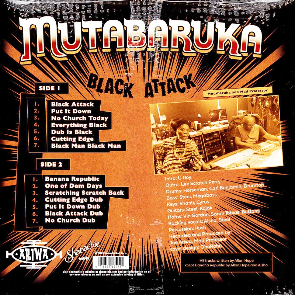 Mutabaruka - Black Attack