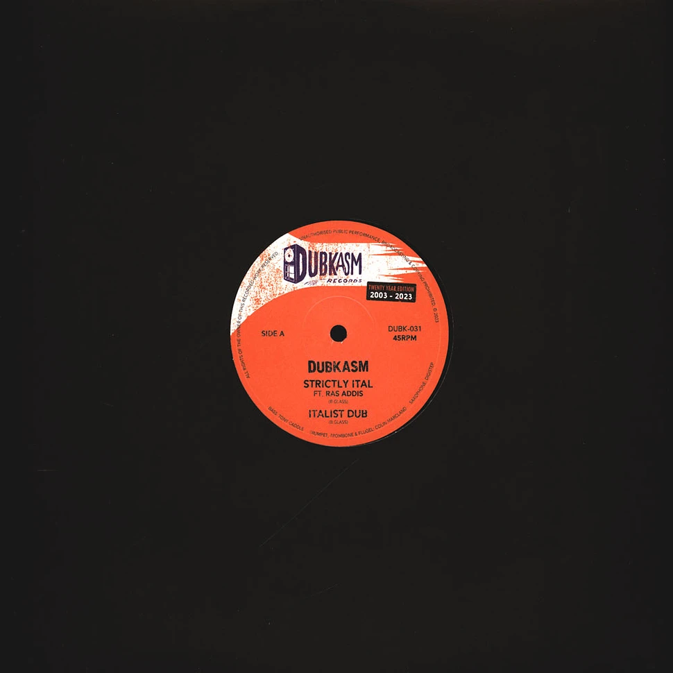 Dubkasm, Ras Addis / Strictly Ital b/w Hornsman Trod Dubkasm, Ras Addis / Strictly Ital b/w Hornsman Trod