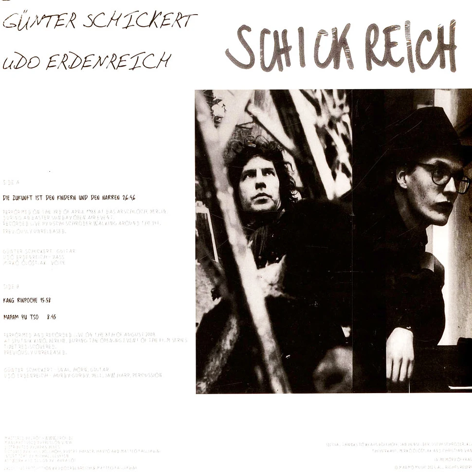 Günther Schickert & Udo Erdenreich - Schickreich