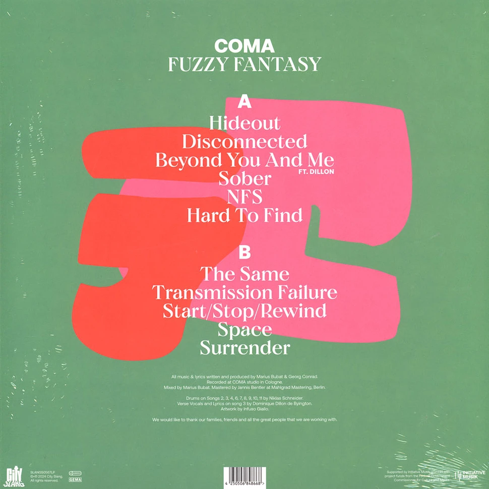 Coma - Fuzzy Fantasy Cream White Vinyl Edition