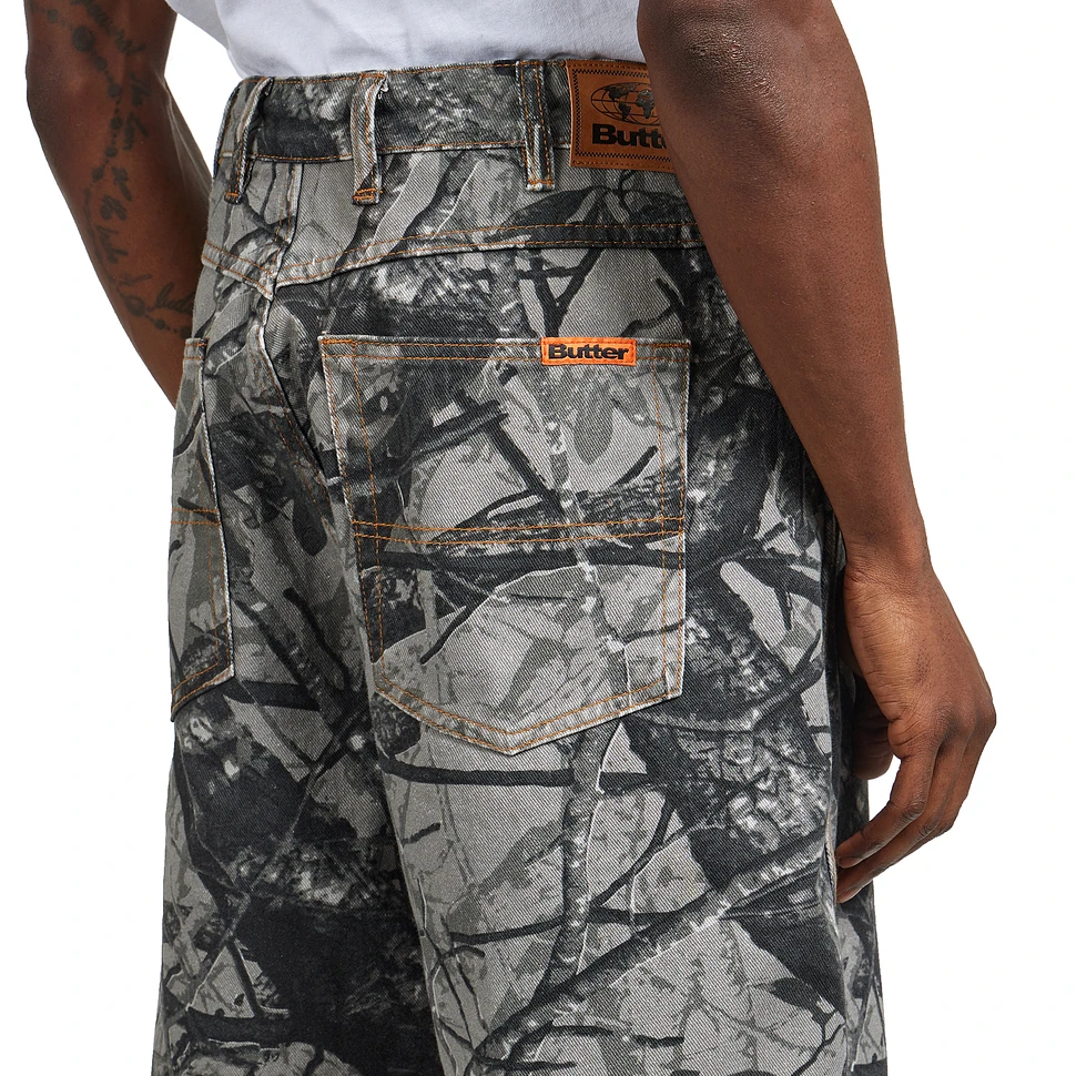 Butter Goods - Foliage Camo Denim Shorts