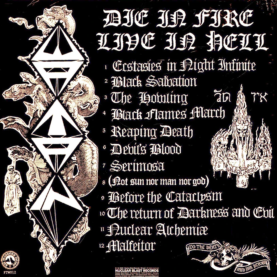 Watain - Die In Fire-Live In Hell