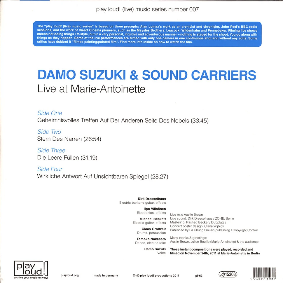 Damo Suzuki & Sound Carriers - Live At Marie-Antoinette