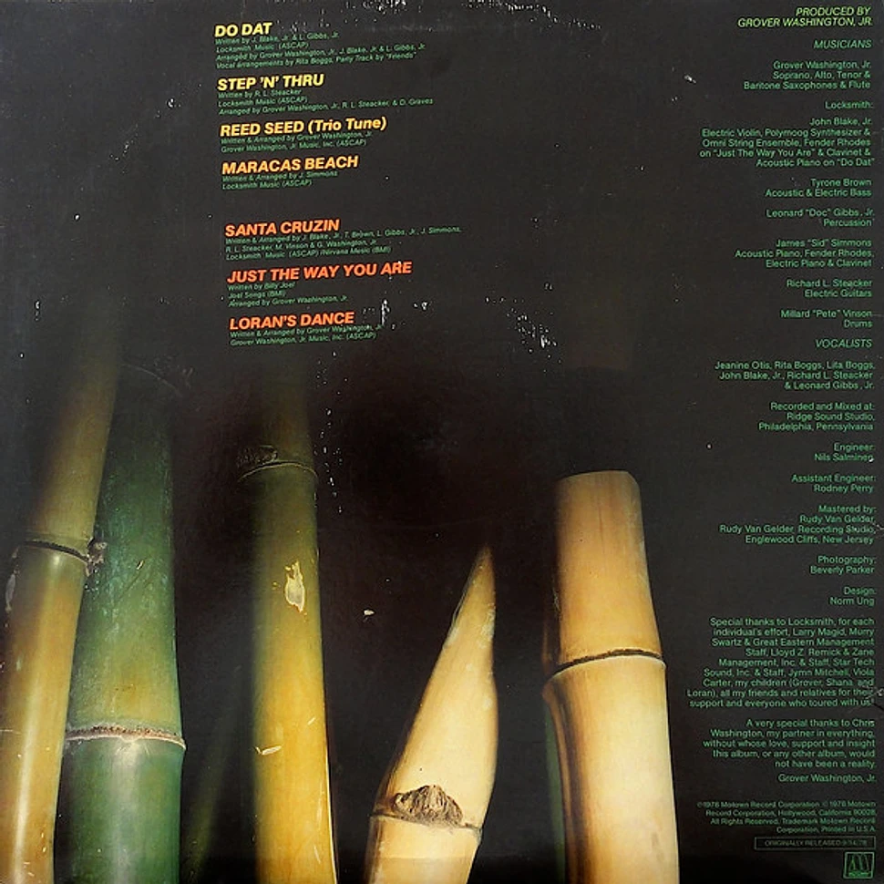 Grover Washington, Jr. Reed Seed Vinyl LP 1982 US Reissue HHV