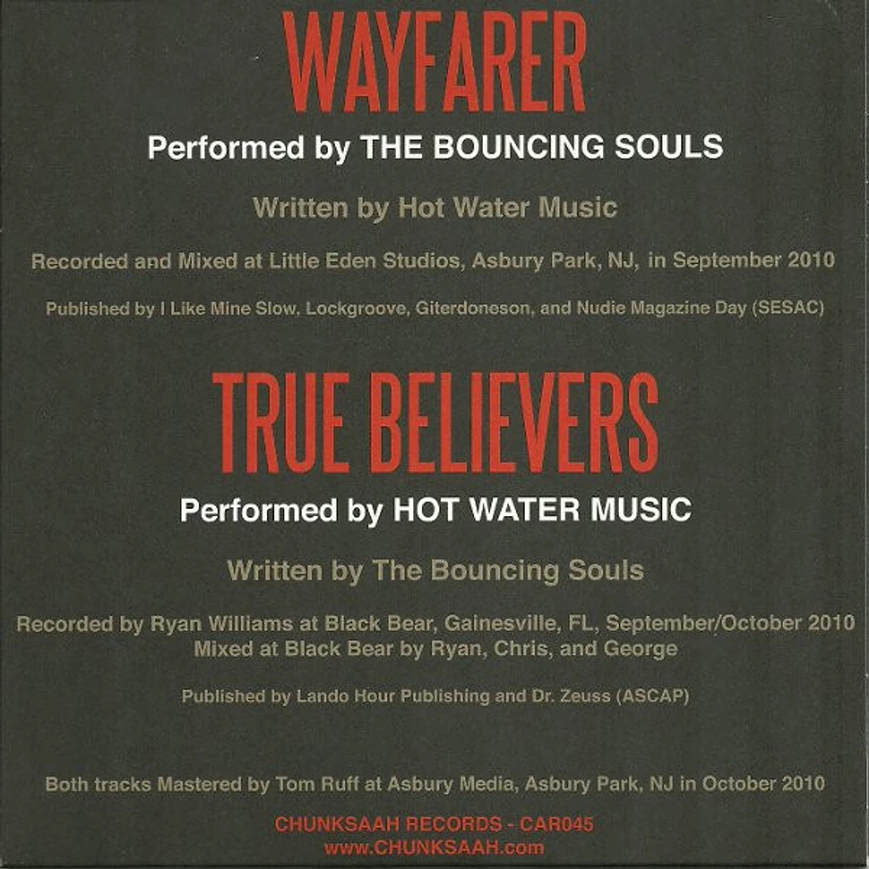 The Bouncing Souls / Hot Water Music - Chunksaah Records Split 7"