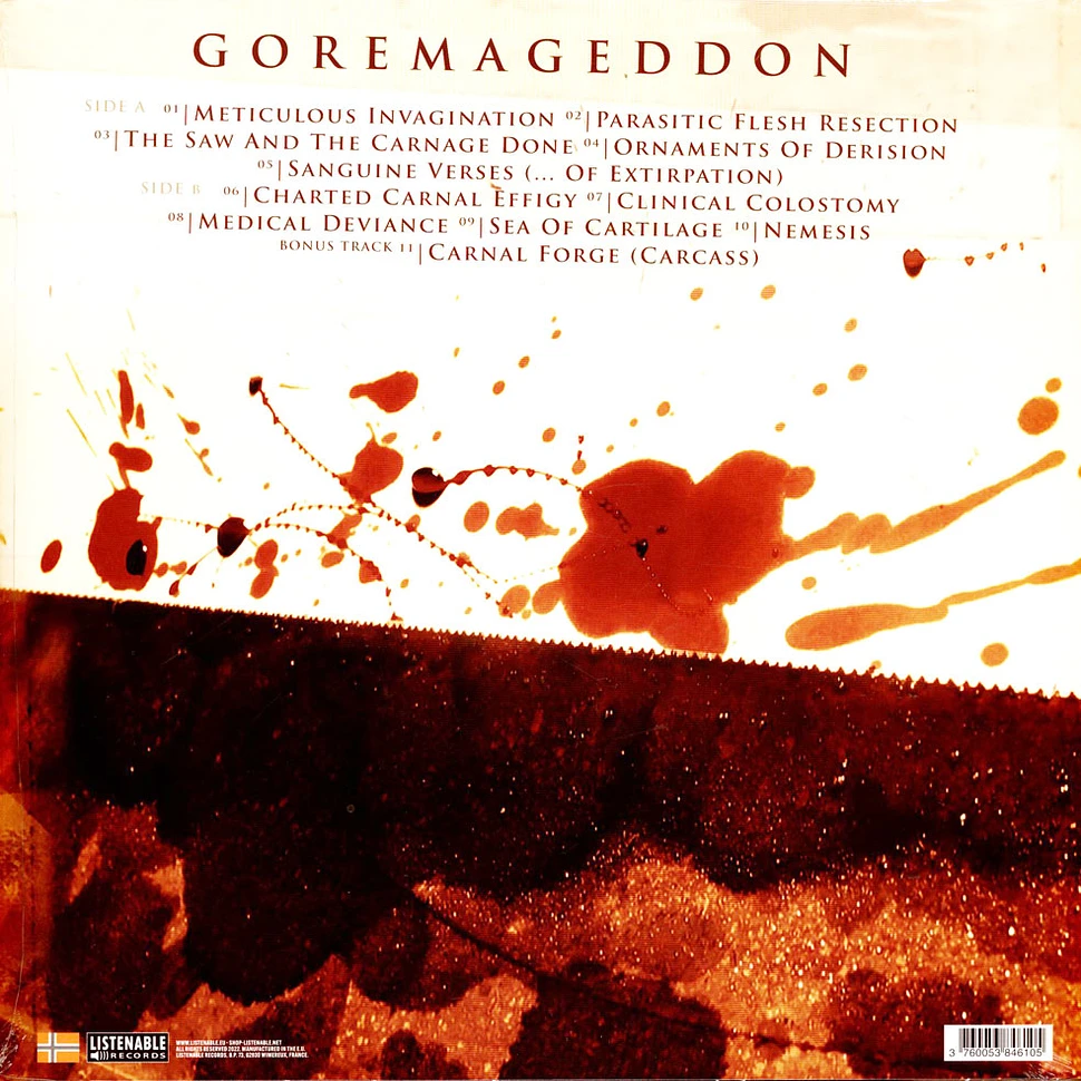 Aborted - Goremaggedon Transparent Red Vinyl