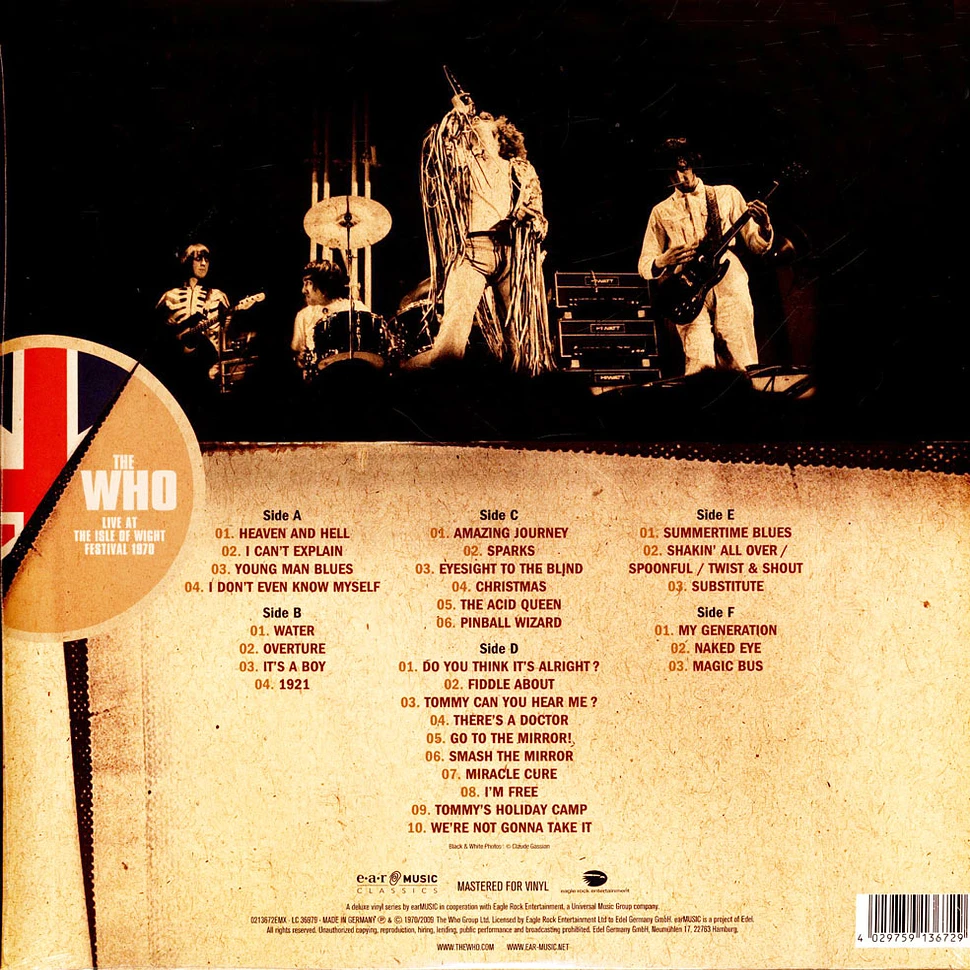 The Who - Live At The Isle Of Wight Festival 1970