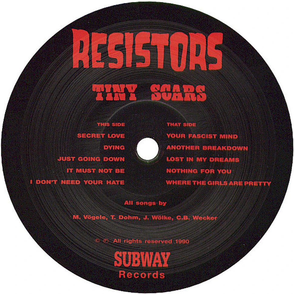 Resistors - Tiny Scars