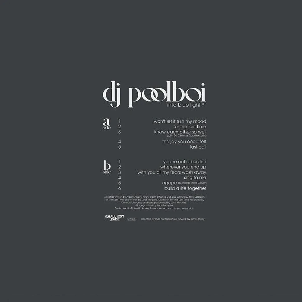 DJ Poolboi - Into Blue Light Lp Blue Vinyl Edition