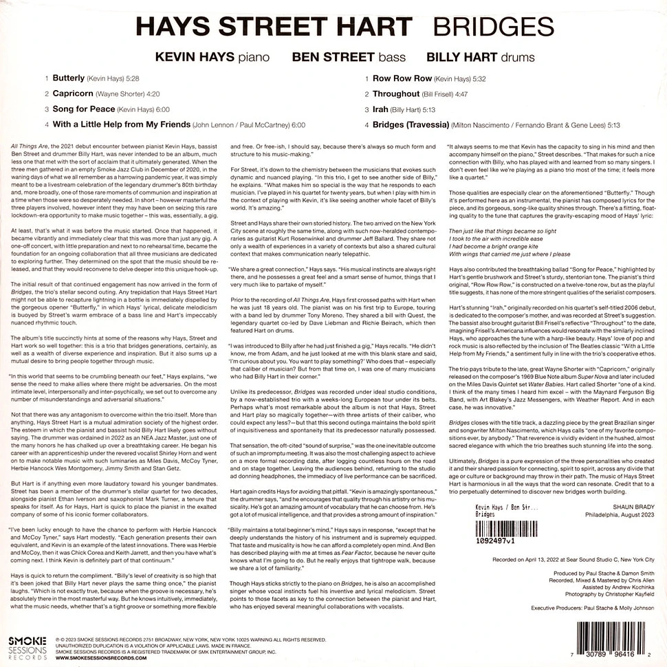 Kevin Hays / Ben Street / Billy Hart - Bridges