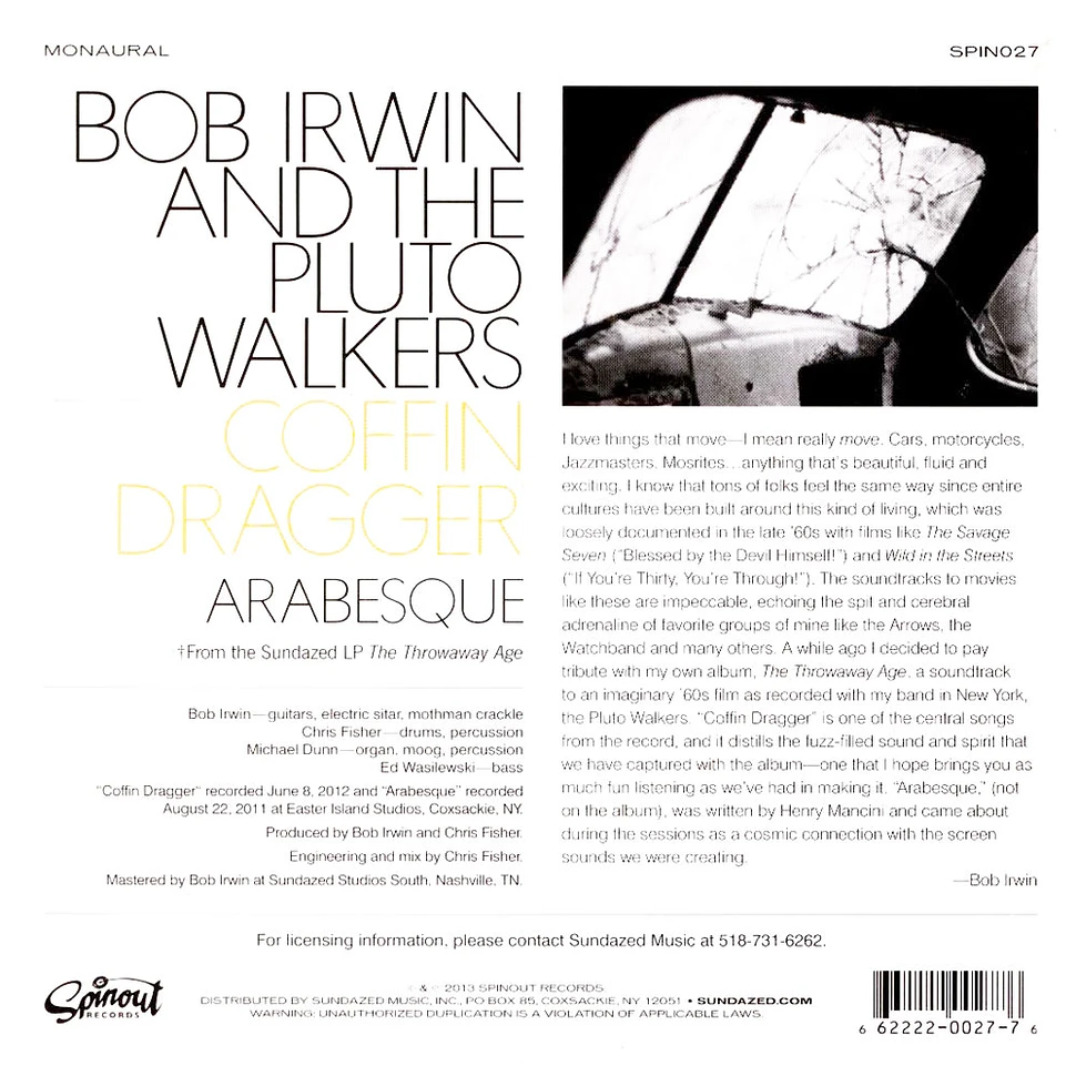 Bob & The Pluto Walkers Irwin - Coffin Dragger