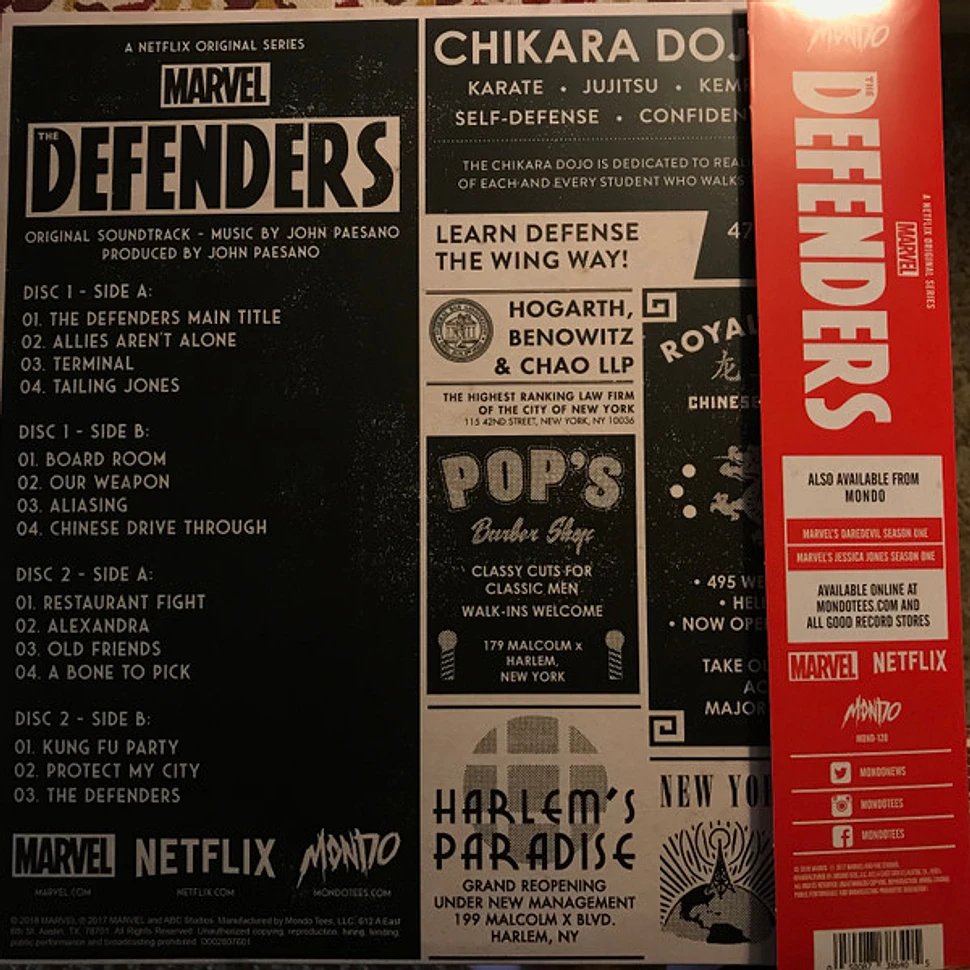 John Paesano - OST Marvel's The Defenders