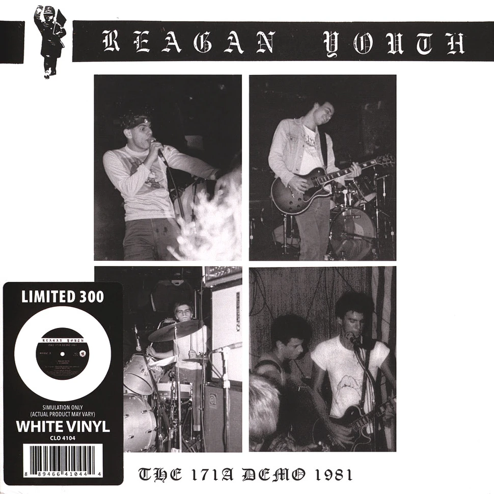 Reagan Youth - The 171a Demo 1981 White Vinyl Edition