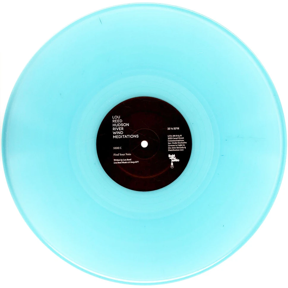 Lou Reed - Hudson River Wind Meditations Glacial Blue Vinyl Edition