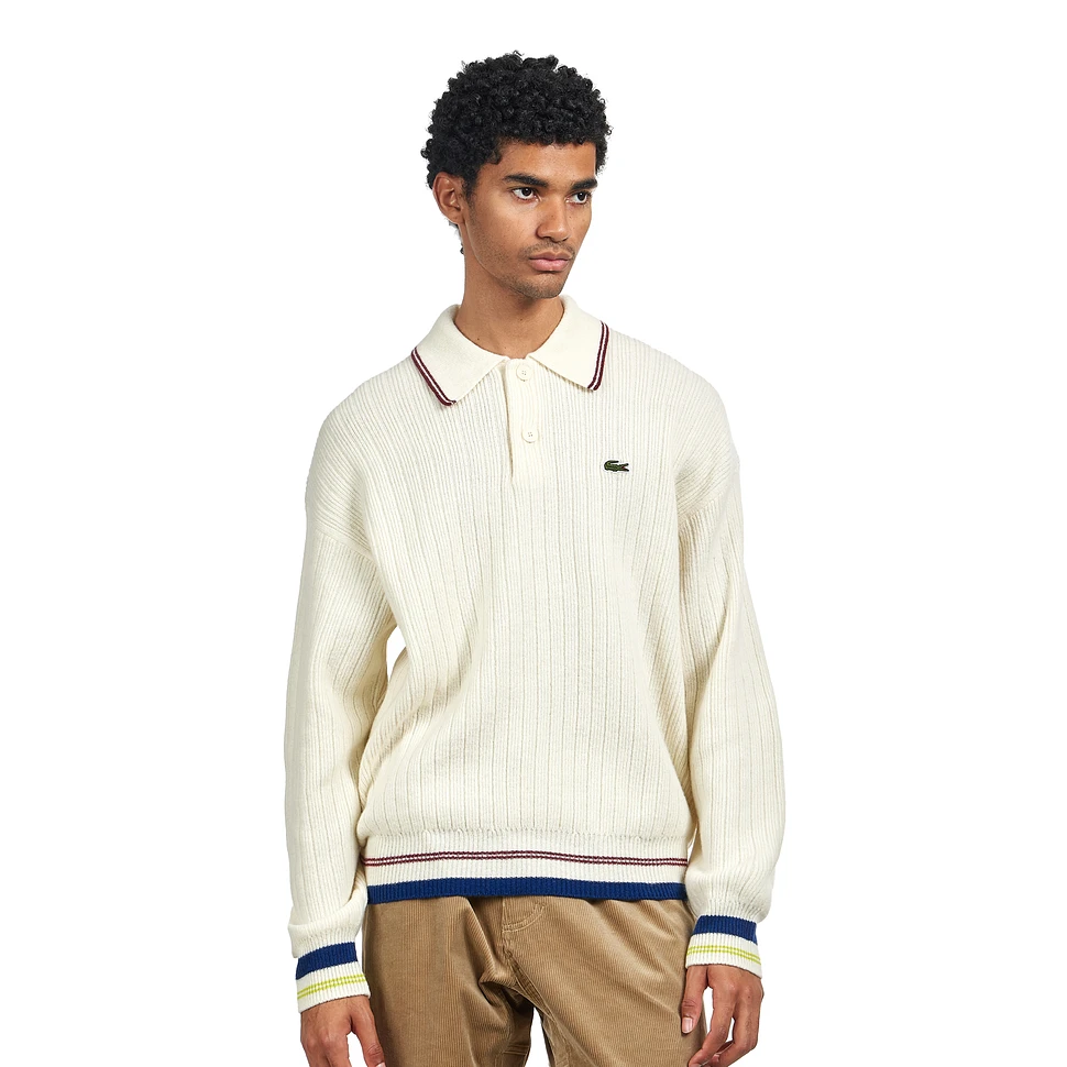 Lacoste - Carded Wool Polo Neck Sweater