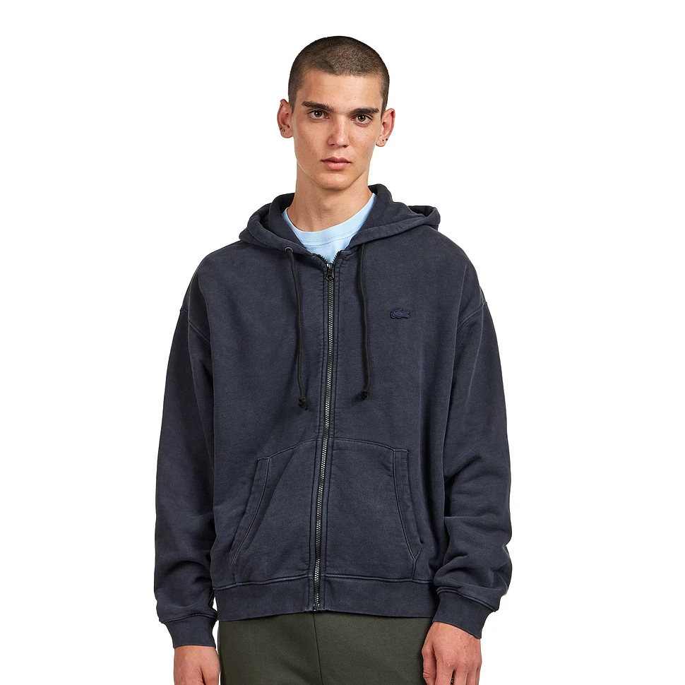 Lacoste - Washed Effect Fleece Hoodie