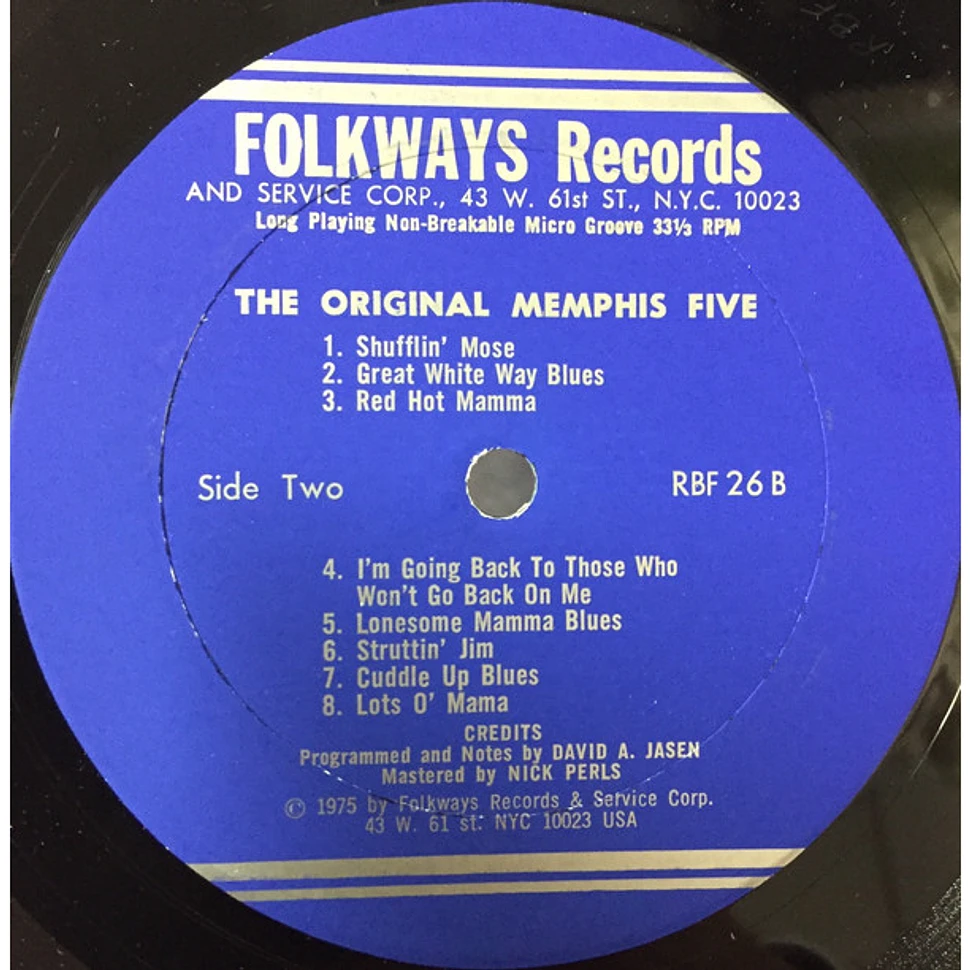 The Original Memphis Five - The Original Memphis Five