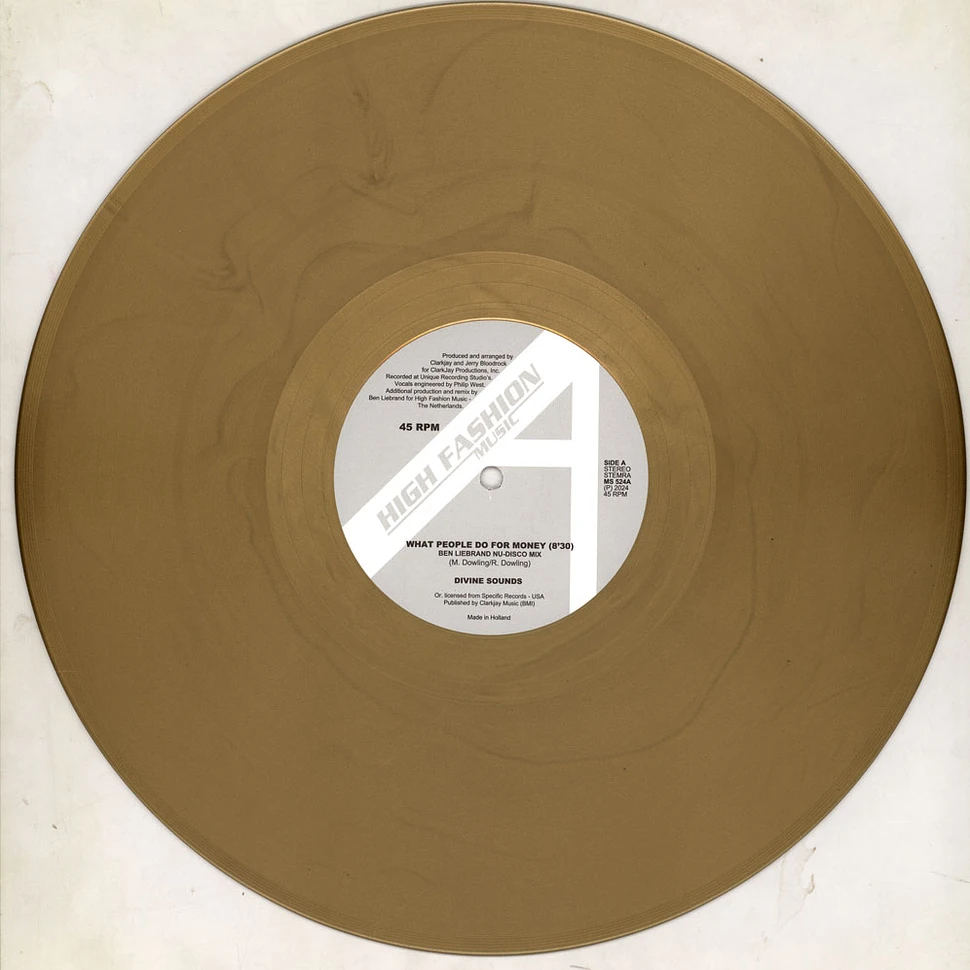 Divine Sounds - What People Do For Money (Ben Liebrand Remixes) Gold Vinyl Edition