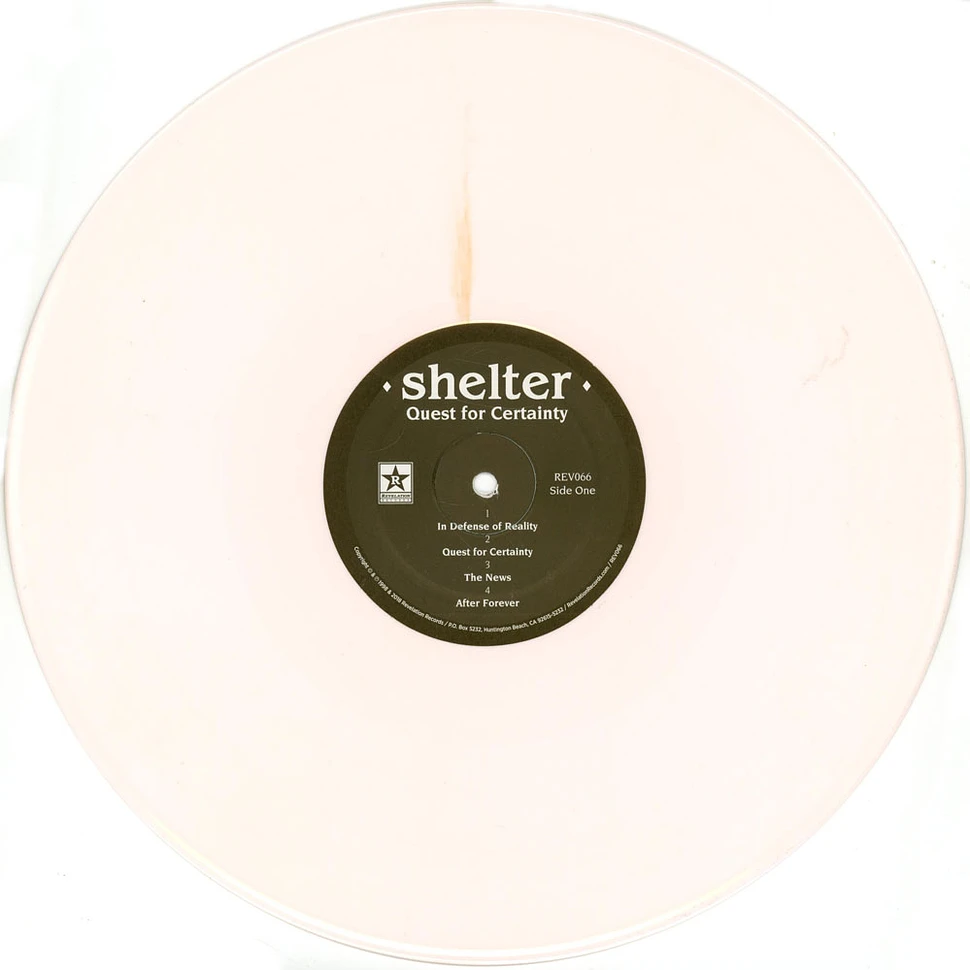 Shelter - Quest For Certainty White Vinyl Edition