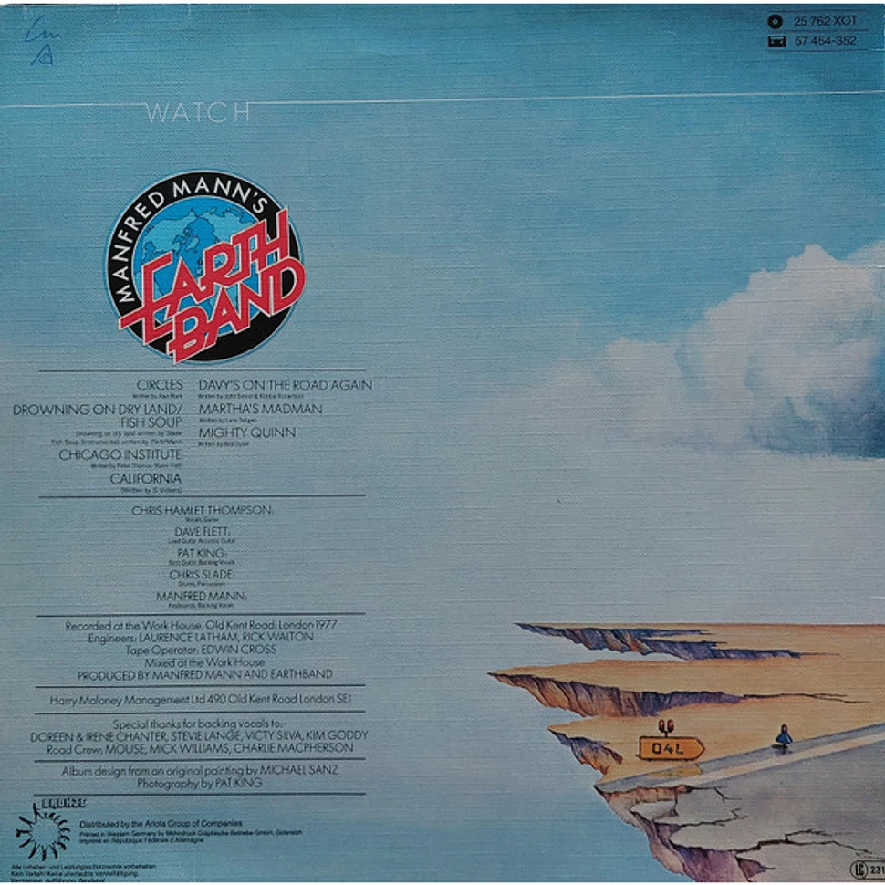 Manfred Mann s Earth Band Watch Vinyl LP 1978 DE Original HHV manfred-mann-s-earth-band-watch-vinyl-lp-1978-de-original-hhv