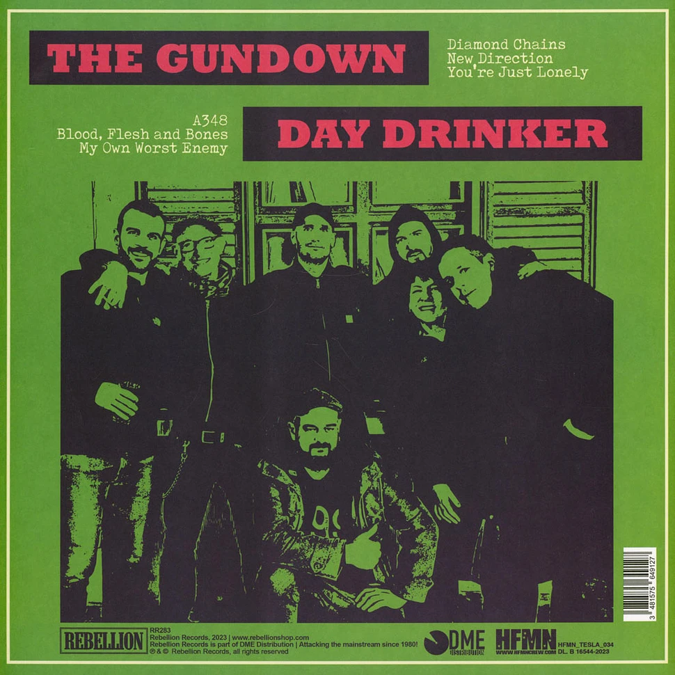 Day Drinker / The Gundown - Split Ep Black Vinyl Edition