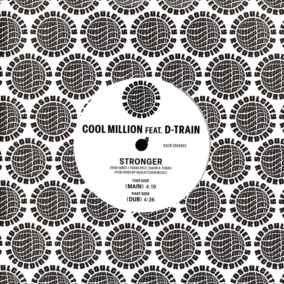 Cool Million - Stronger Feat. D-Train Black Vinyl Edition