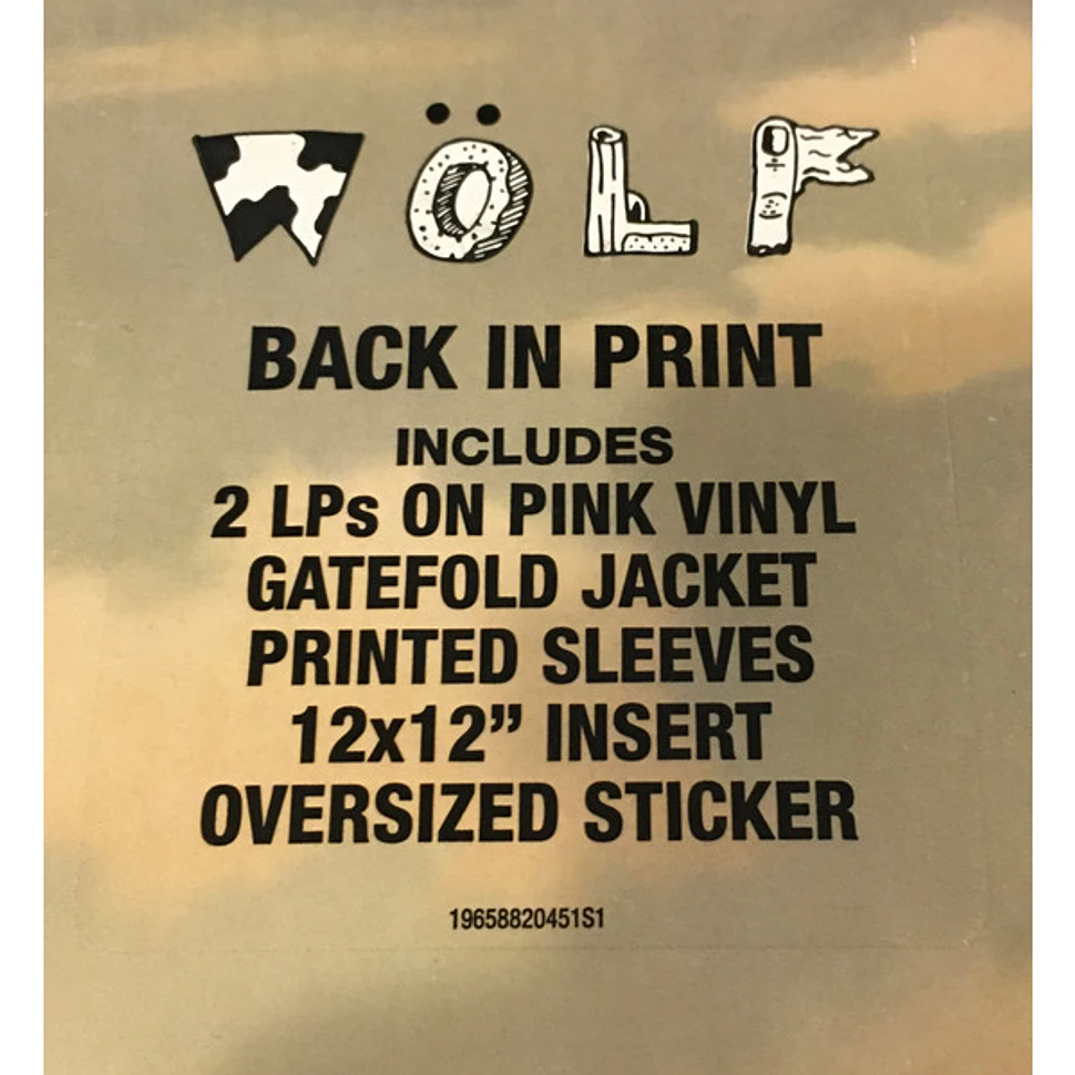 Tyler The Creator - Wolf Hot Pink Vinyl Edition - Vinyl 2LP - 2013 - EU ...