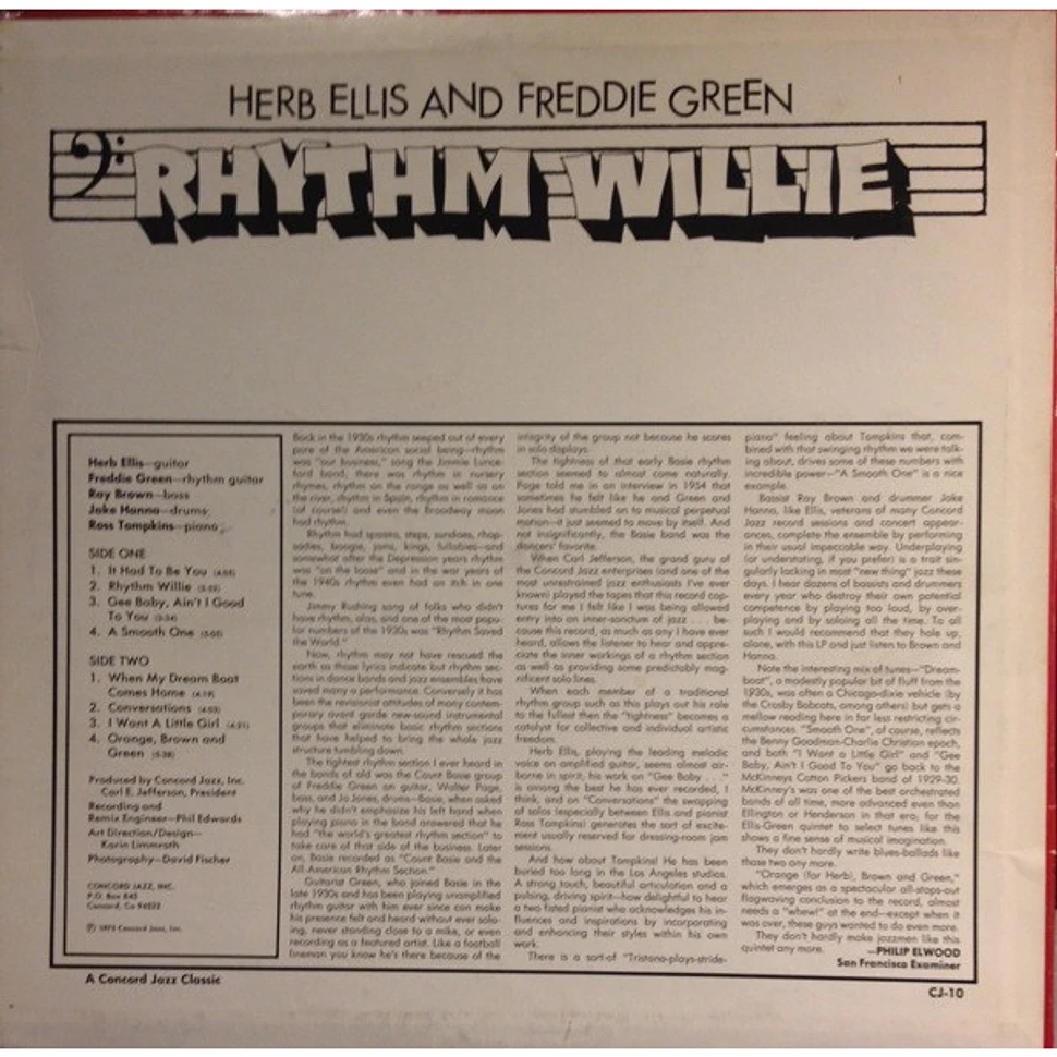 Herb Ellis And Freddie Green - Rhythm Willie