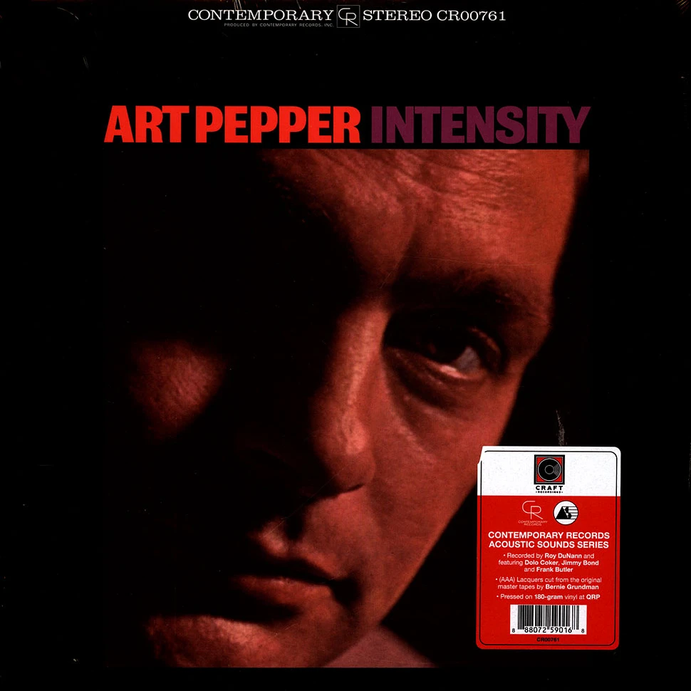 Art Pepper - Intensity Limited Contemporary Records