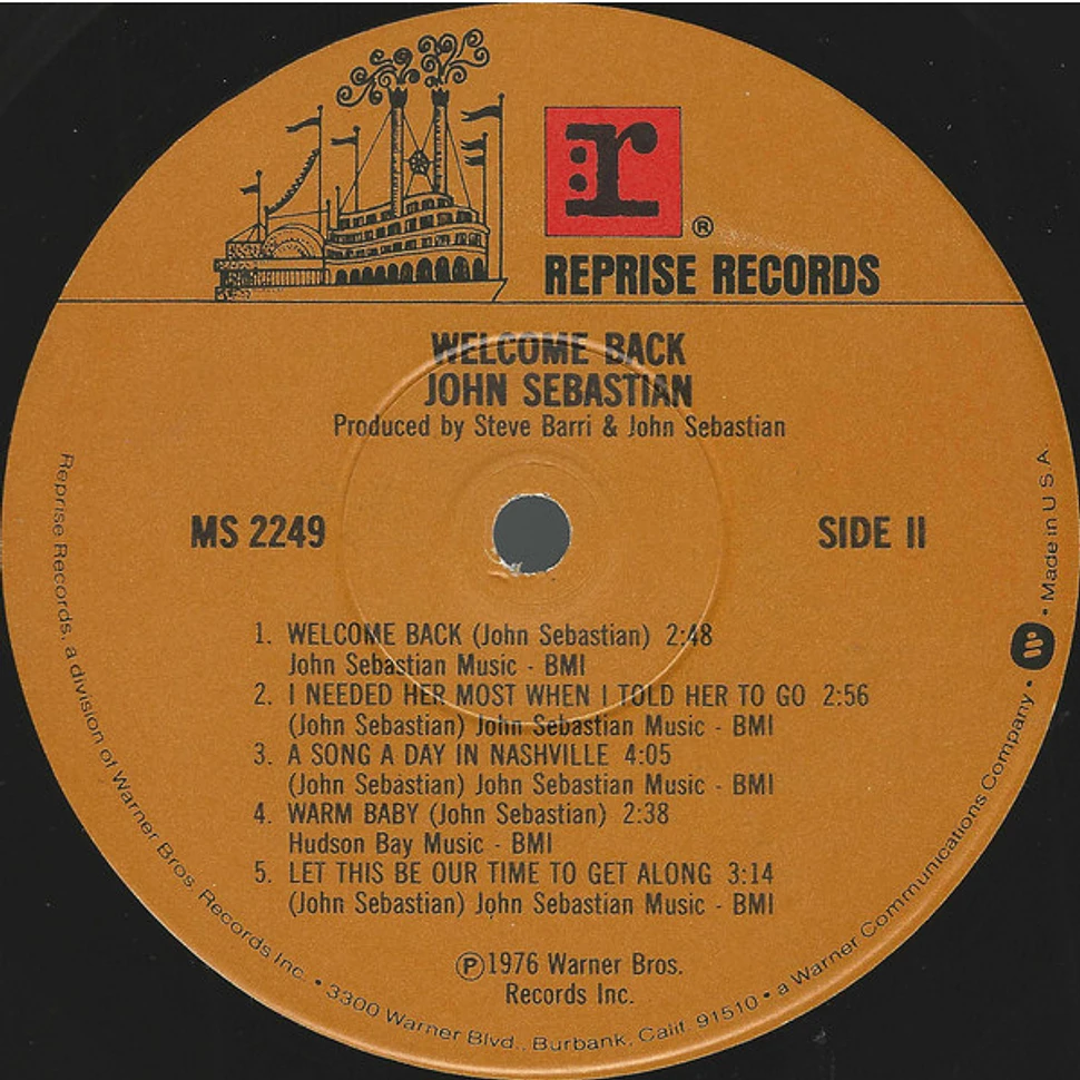 John Sebastian - Welcome Back