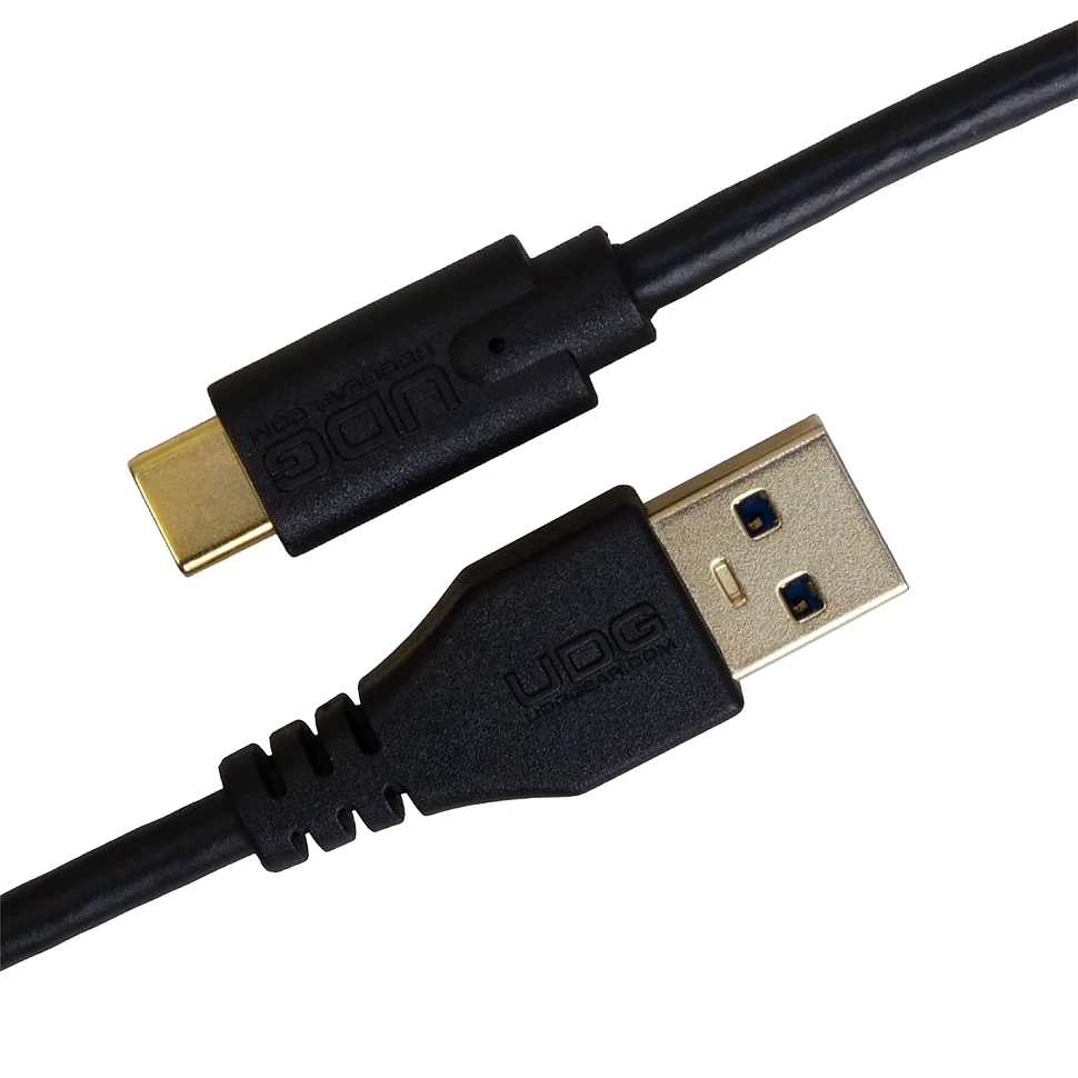 UDG - Ultimate Audio Cable USB 3.0 C-A Black Straight 1,5m