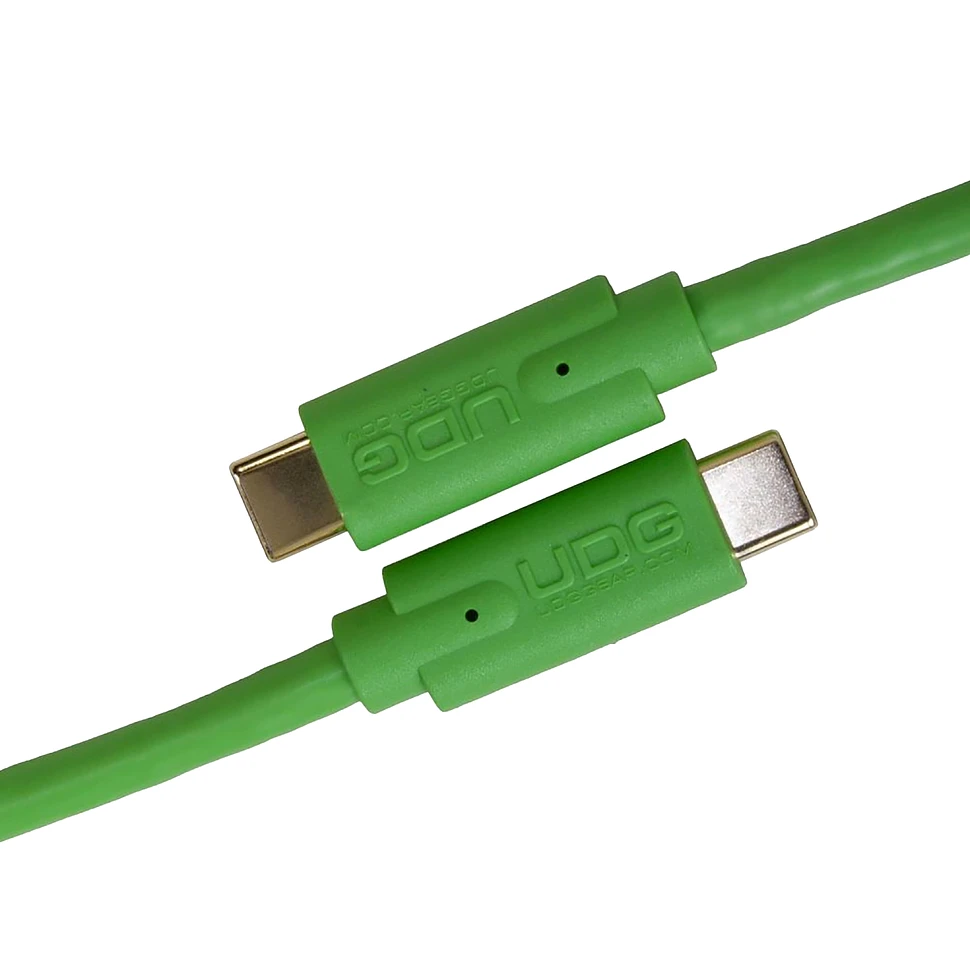 UDG - Ultimate Audio Cable USB 3.2 C-C Green Straight 1,5m