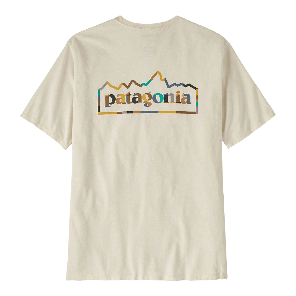 Patagonia Chouinard Crest Pocket Responsibili-Tee Men's - Pufferfish Gold - Large