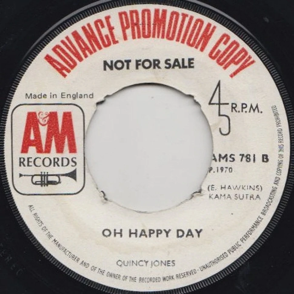 Quincy Jones - Killer Joe / Oh Happy Day