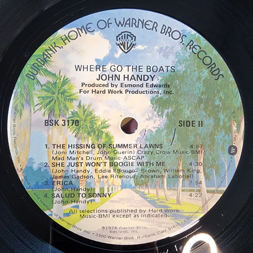 John Handy - Where Go The Boats