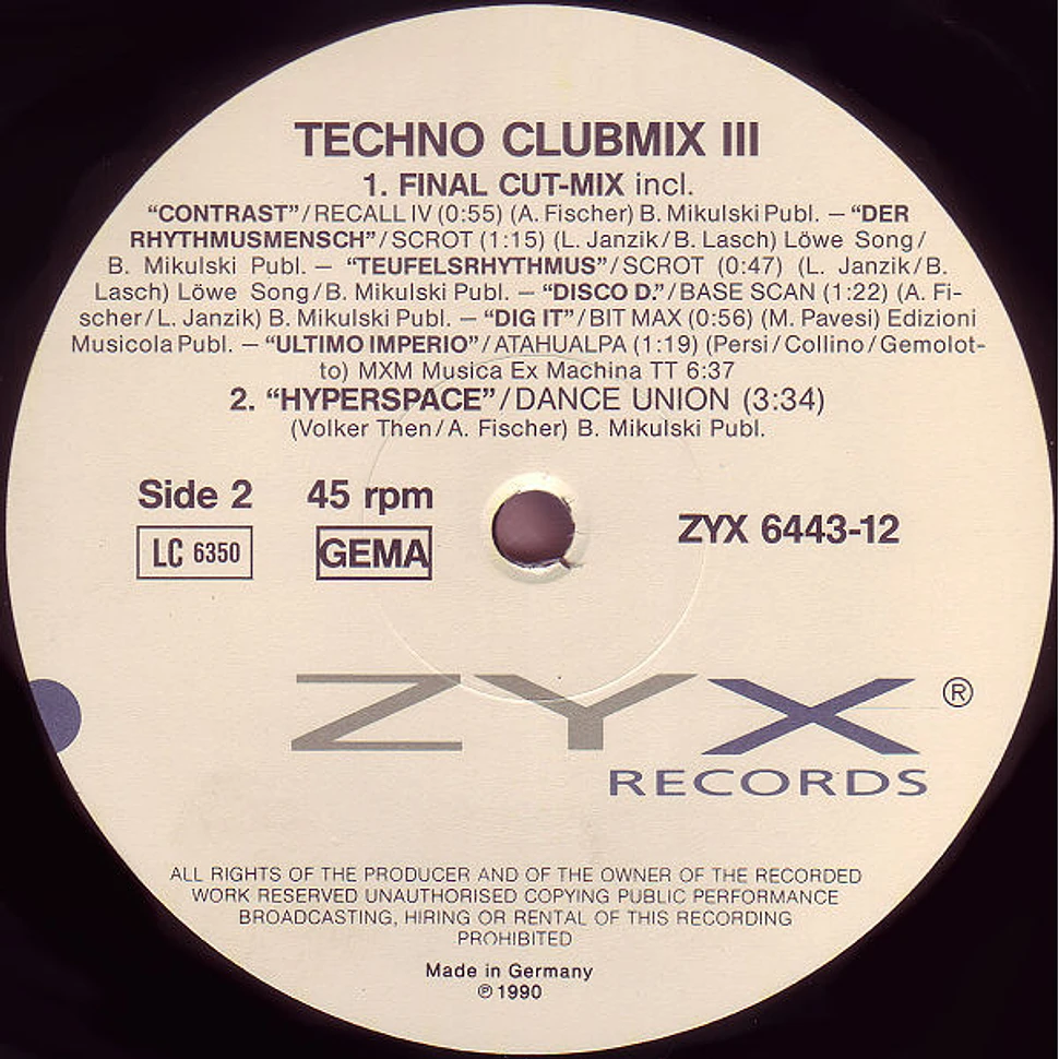 V.A. - Techno Clubmix III