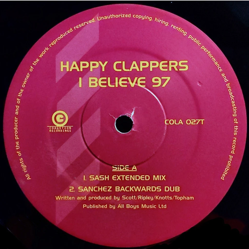 Happy Clappers - I Believe 97