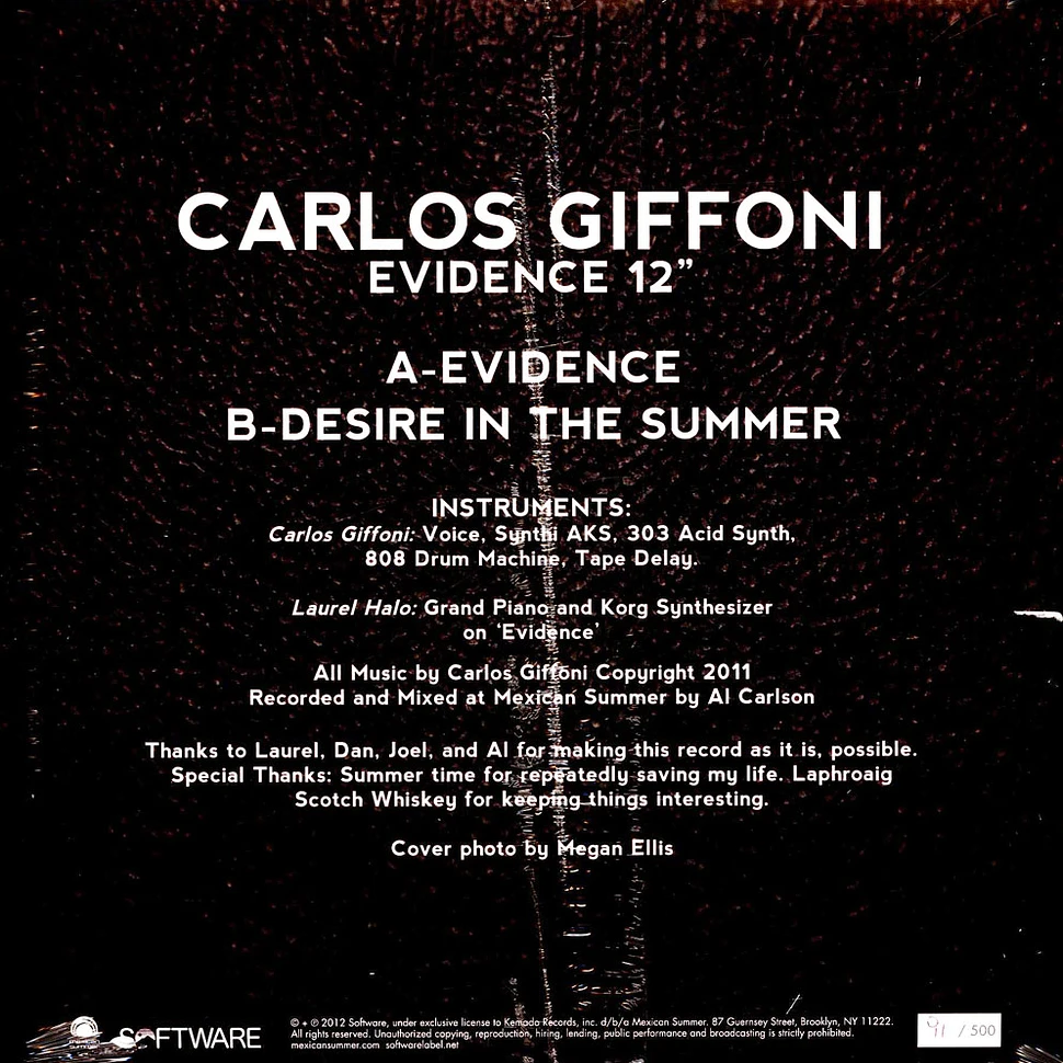 Carlos Giffoni - Evidence