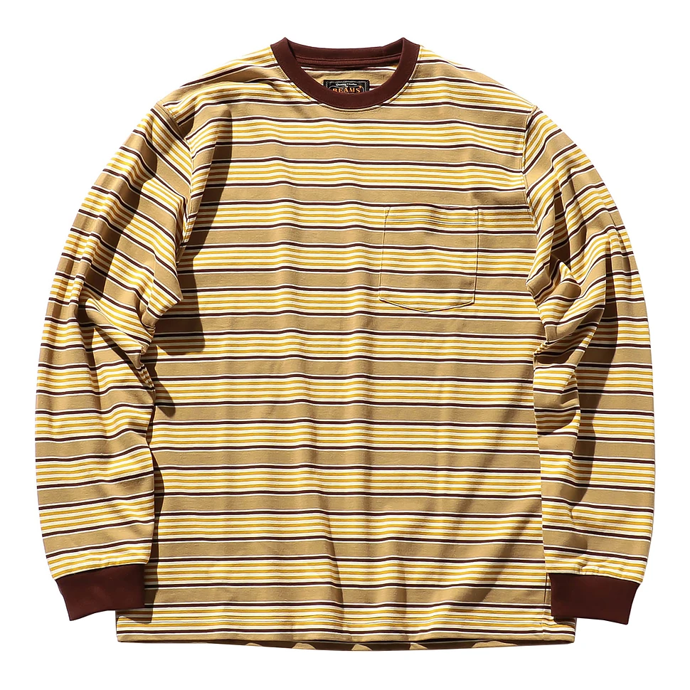 Beams Plus - Pocket Tee Multi Stripe